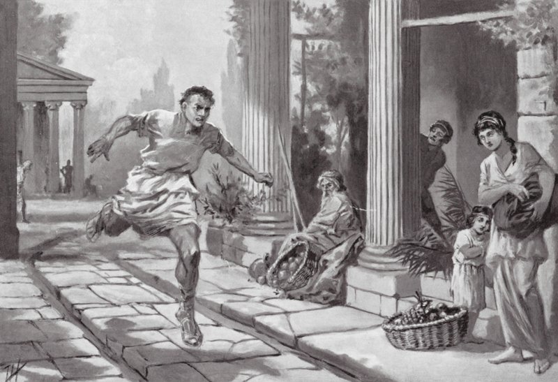 Consternatie in Athene na de Siciliaanse Ramp door John Harris Valda