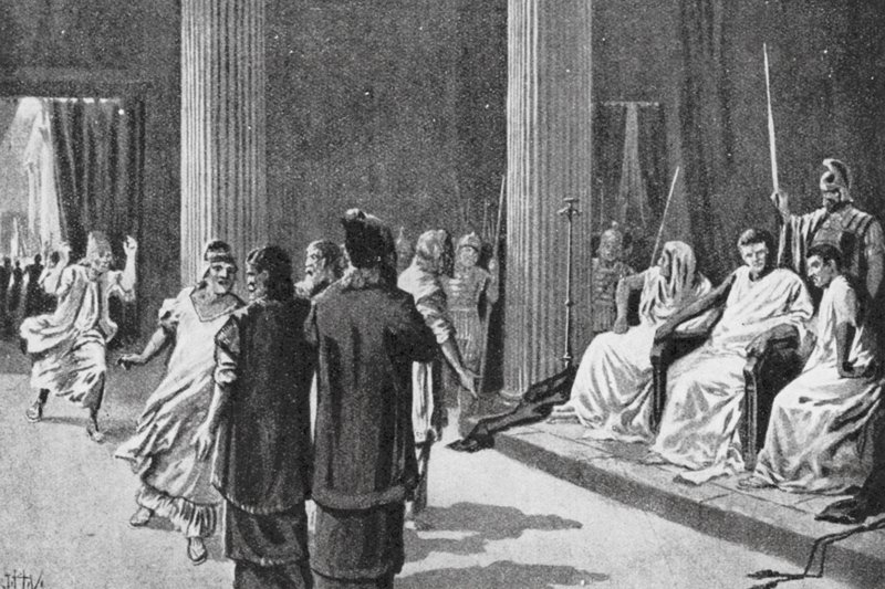 De Joden voor Caligula, AD 40 door John Harris Valda