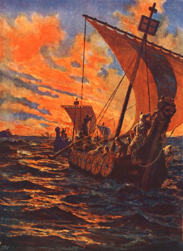 De terugkeer van de Vikingen door John Harris Valda