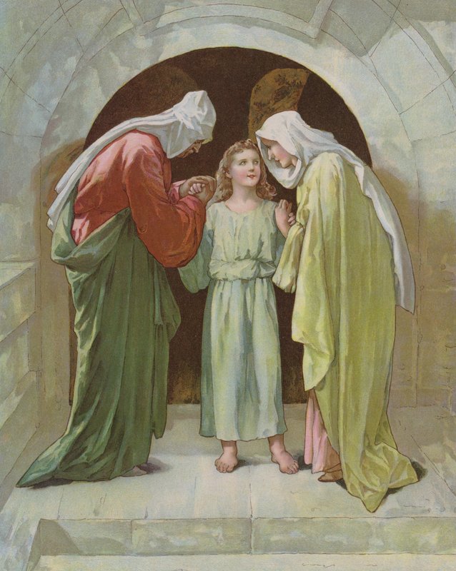 Jozef en Maria vinden Jezus in de tempel door John Lawson