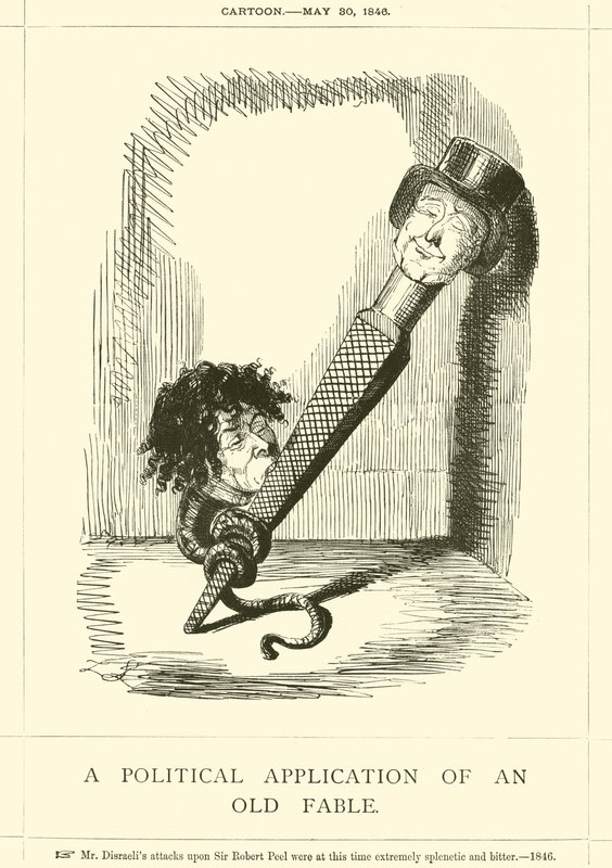 Een Politieke Toepassing van een Oude Fabel door John Leech