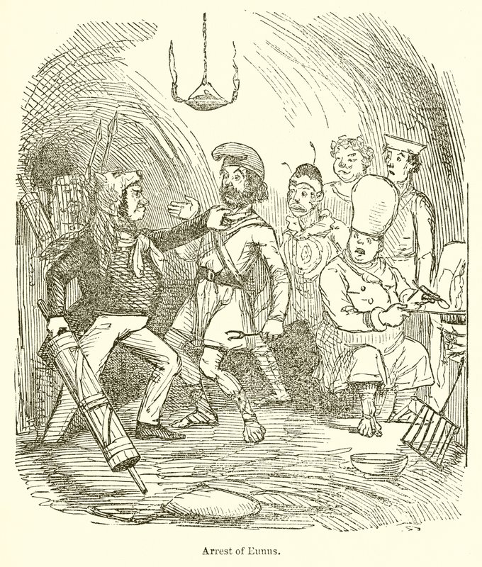 Arrestatie van Eunus door John Leech