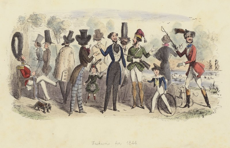 Mode voor 1844 door John Leech