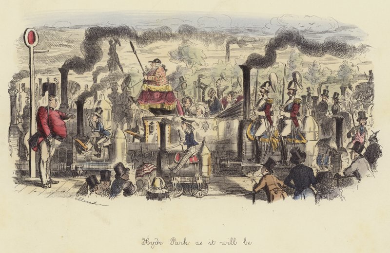 Hyde Park zoals het zal zijn door John Leech
