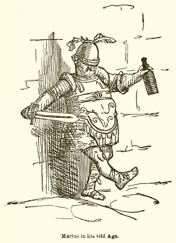 Marius op zijn Oude Dag door John Leech