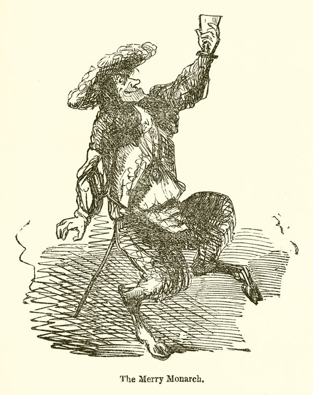 De vrolijke monarch door John Leech