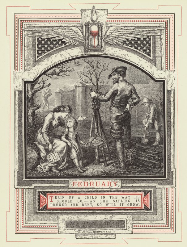 Februari door John Leighton
