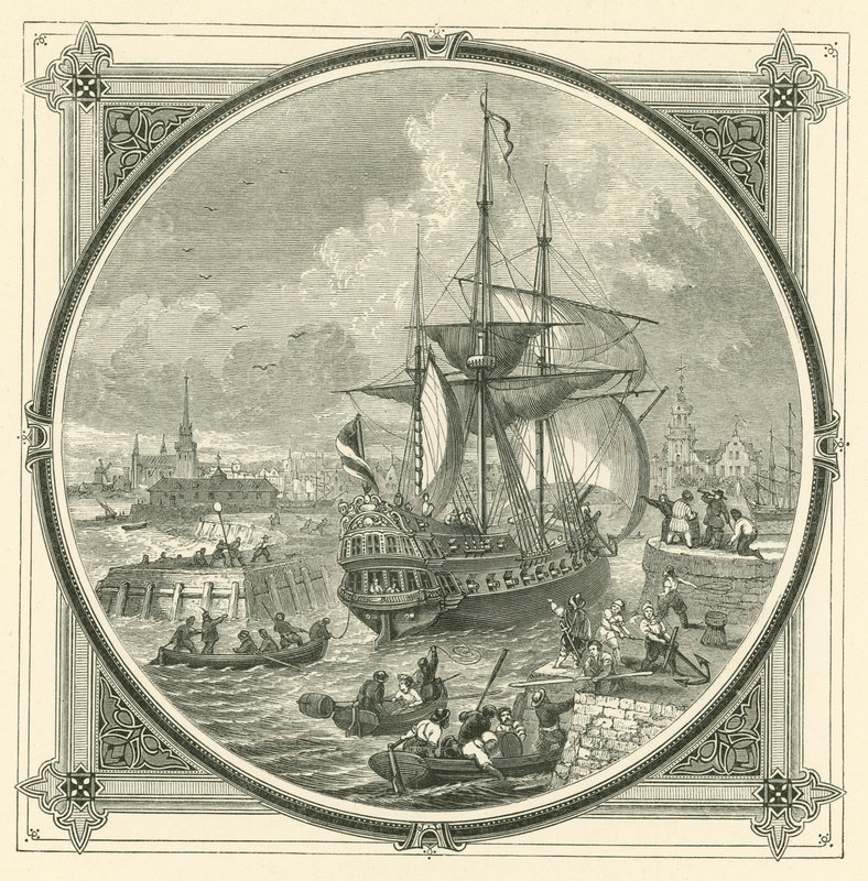 Vet de vette zeug in (gravure) door John Leighton