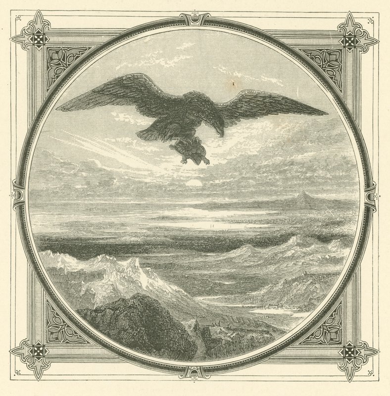 Hoe hoger de opkomst, hoe groter de val (gravure) door John Leighton