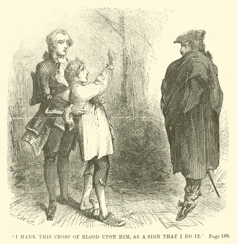 Illustratie voor A Tale of Two Cities door Charles Dickens door John McLenan