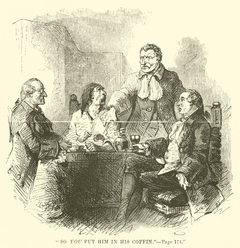 Illustratie voor A Tale of Two Cities door Charles Dickens door John McLenan