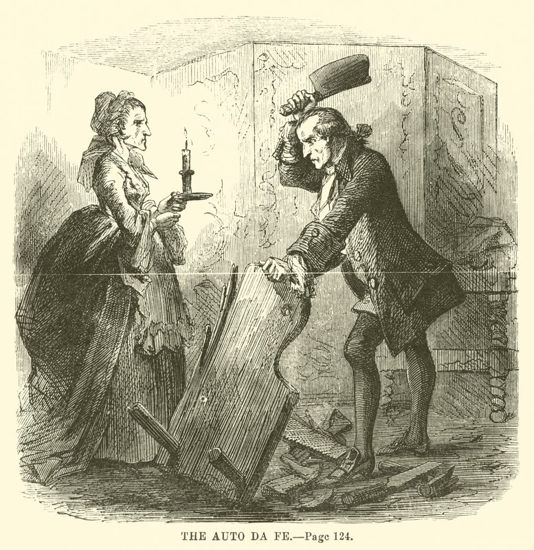 Illustratie voor A Tale of Two Cities door Charles Dickens door John McLenan