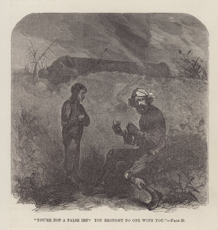 Illustratie voor Great Expectations door John McLenan
