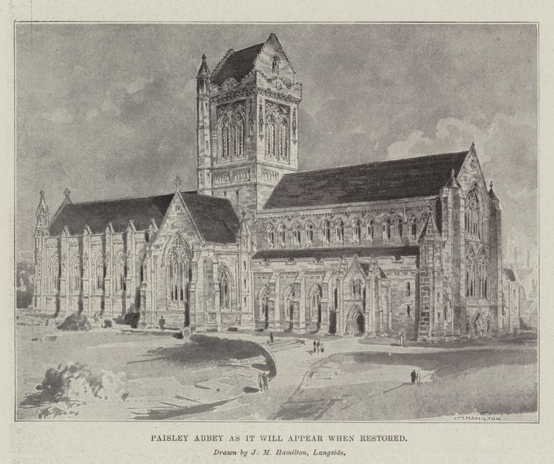 Paisley Abbey zoals het eruit zal zien na restauratie door John McLure Hamilton