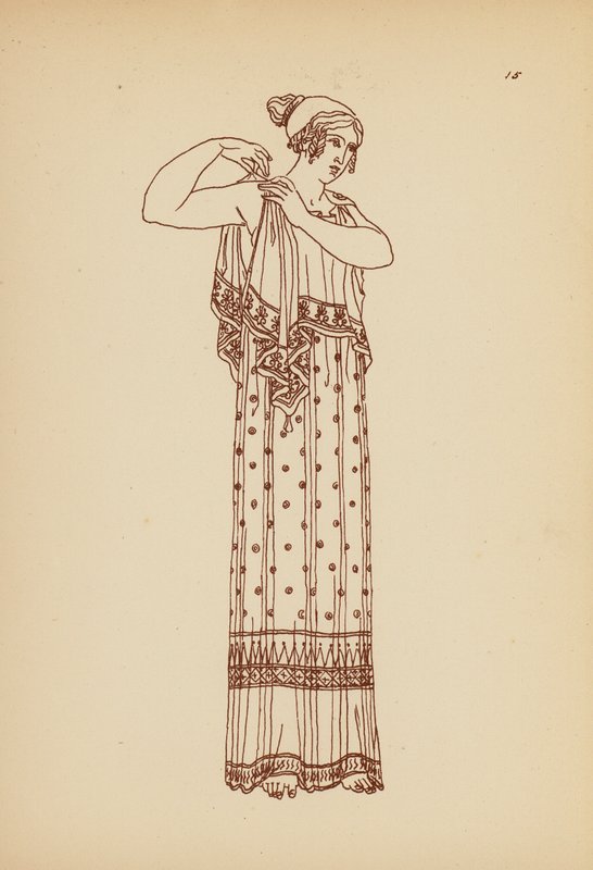 Oud-Griekse vrouwelijke kleding door John Moyr Smith