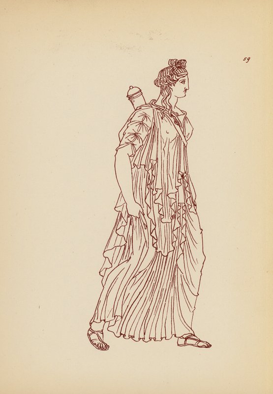 Oud-Griekse vrouwelijke kleding door John Moyr Smith