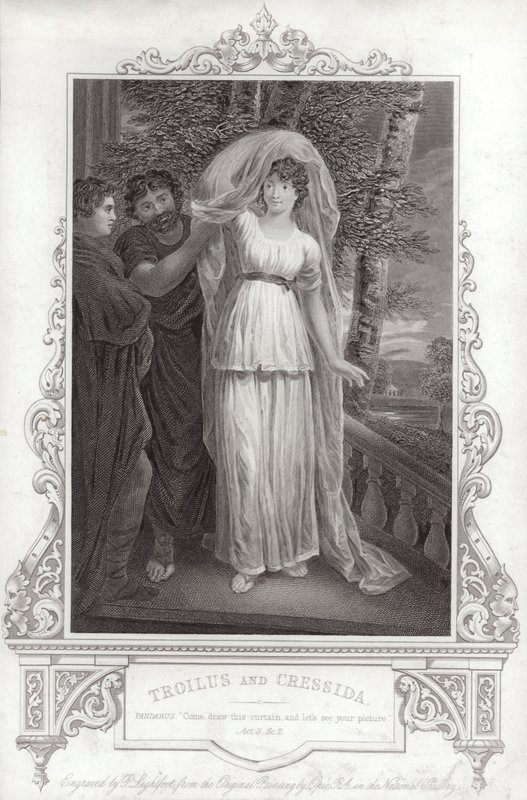 Troilus en Cressida door John Opie