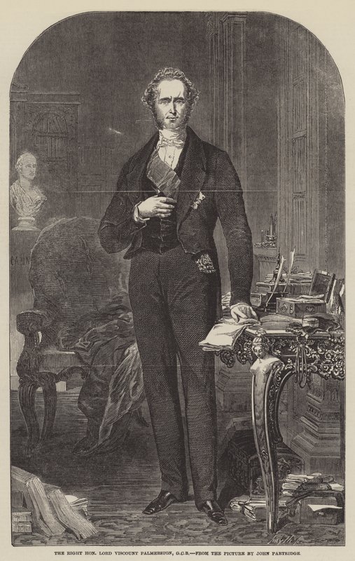 De zeer eerbiedwaardige Lord Viscount Palmerston, GCB door John Partridge