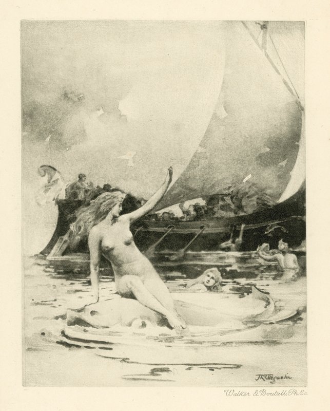 Illustratie voor de gedichten van Catullus door John Reinhard Weguelin