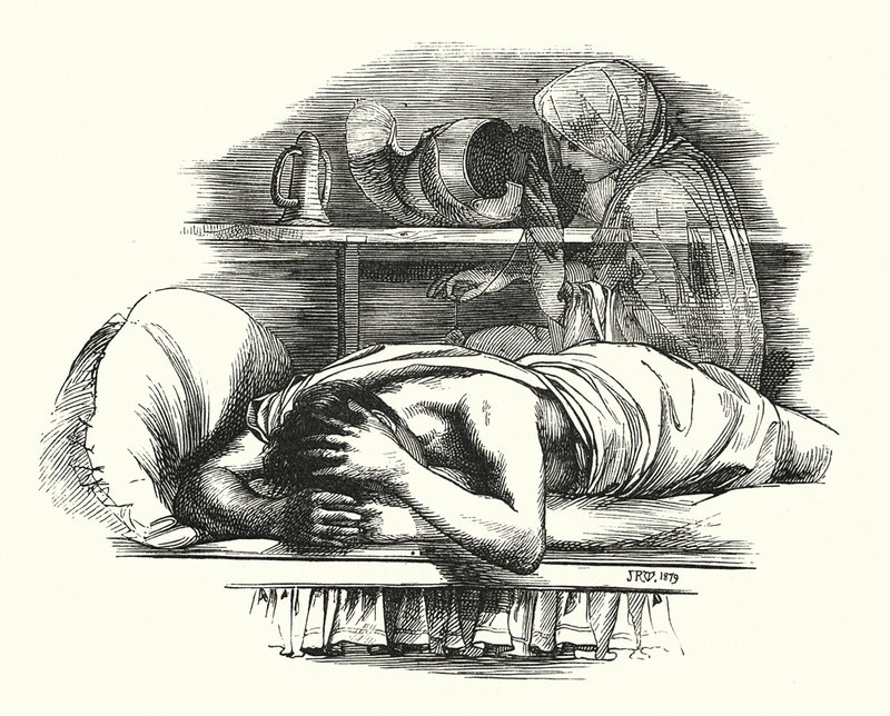 De Geest van Lucretia door John Reinhard Weguelin