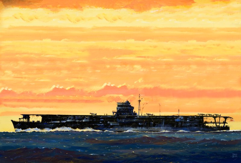 Het Japanse vliegdekschip Hiryu door John S. Smith