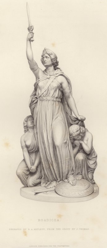 Portret van koningin Boadicea door John Thomas