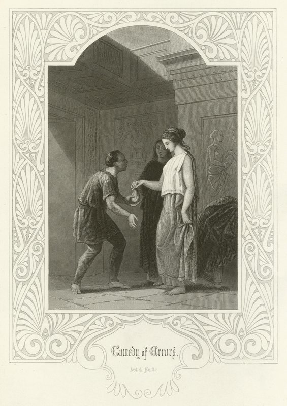 Komische vergissingen, Act IV, Scene ii door Joseph Kenny Meadows