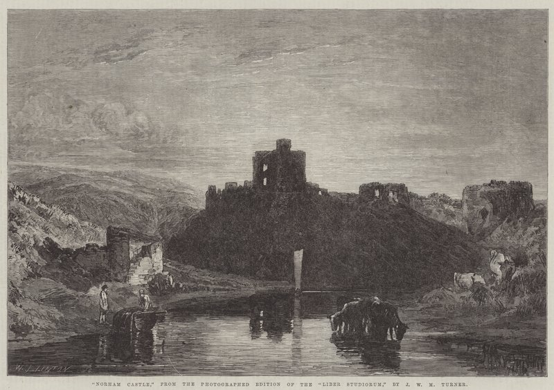 Kasteel van Norham door Joseph Mallord William Turner