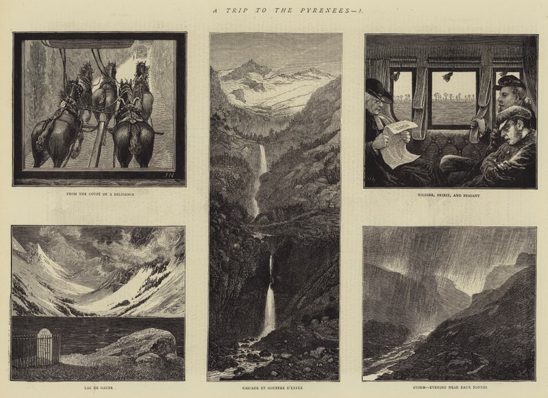 Een reis naar de Pyreneeën, I door Joseph Nash