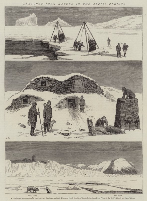Schetsen uit de Natuur in de Arctische Gebieden door Joseph Nash