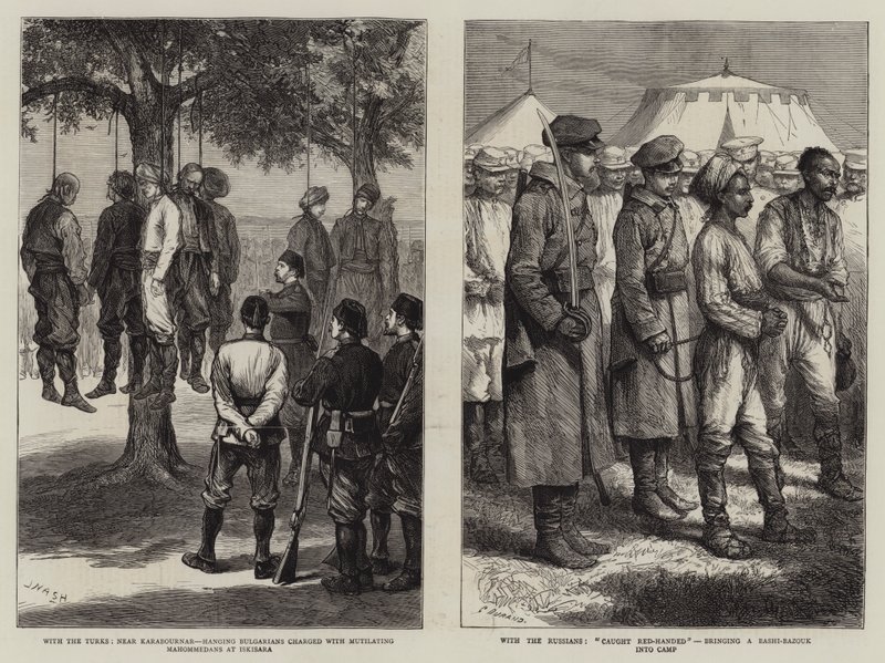 Met de Turken en Russen door Joseph Nash