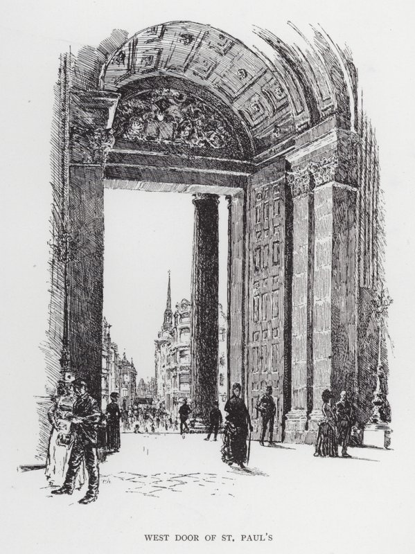 Westelijke Deur van St Paul