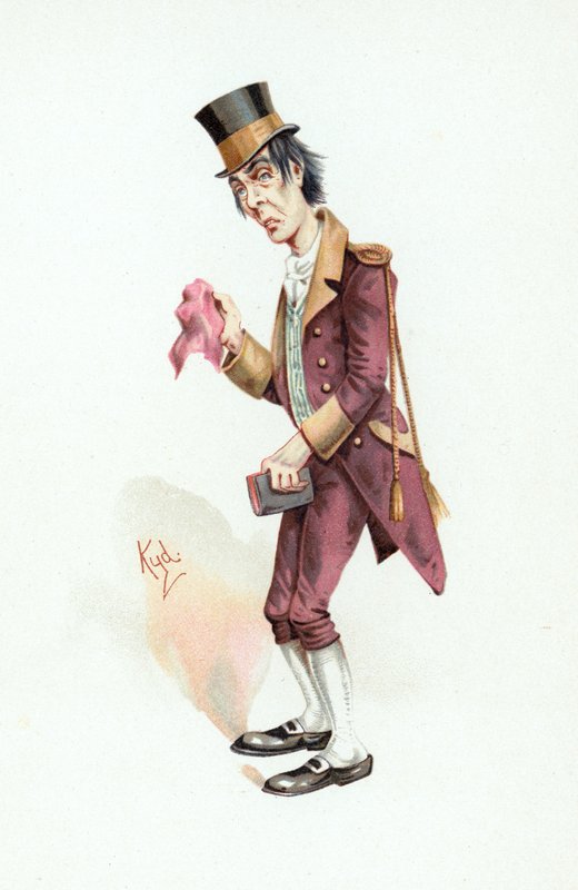 Job Trotter, illustratie uit 