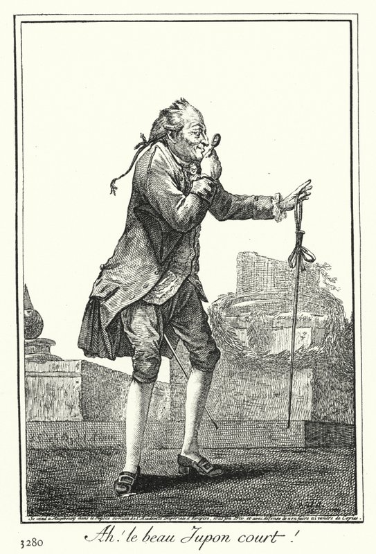 Ah! De mooie korte rok door Joseph Franz von (after) Goez