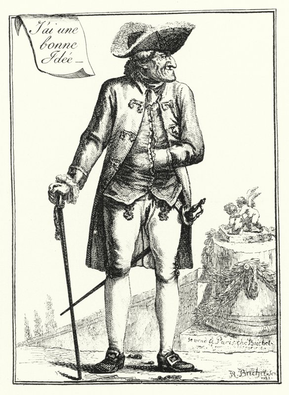 Ik heb een goed idee door Joseph Franz von (after) Goez