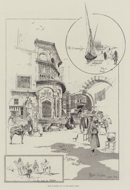 Leven in Egypte, in en rond Caïro door Joseph Holland Tringham