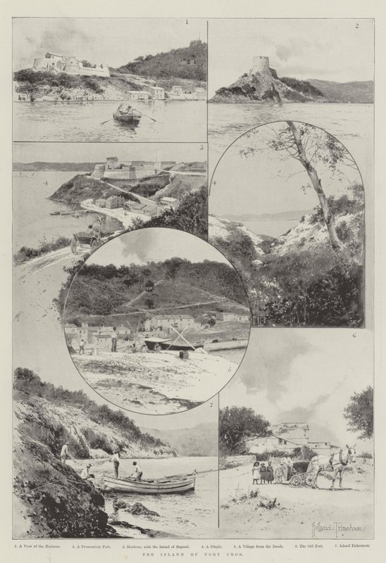 Het eiland Port Cros door Joseph Holland Tringham