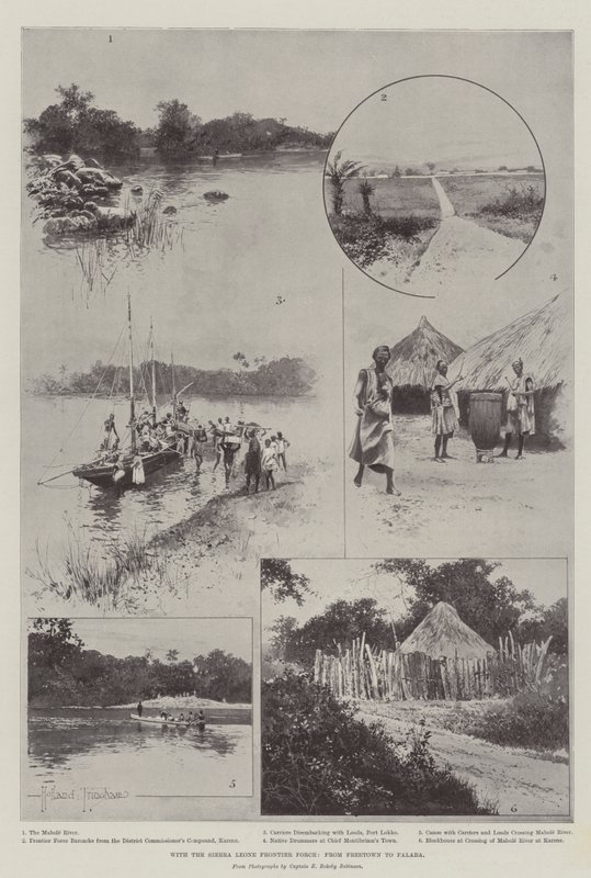 Met de Sierra Leone Frontier Force, van Freetown naar Falaba door Joseph Holland Tringham