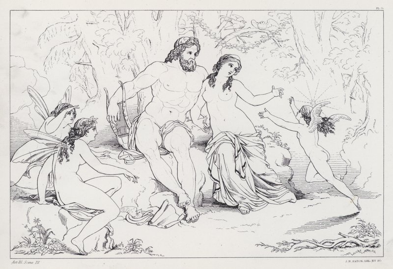 Prometheus Ontketend, Act III, Scene 4 door Joseph Noel after Paton