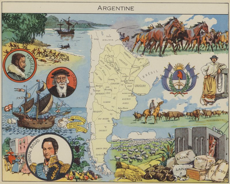 Argentinië door Joseph Porphyre Pinchon