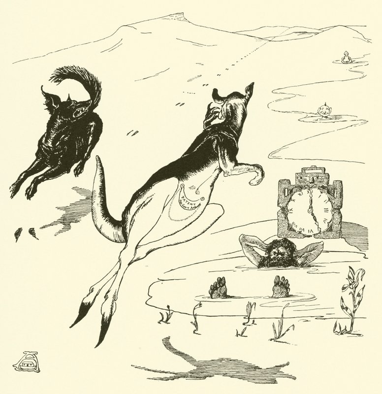 Oude man kangoeroe door Joseph Rudyard (after) Kipling
