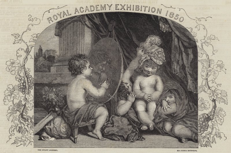 Royal Academy Tentoonstelling 1850 door Joshua Reynolds