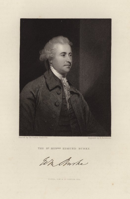 Edmund Burke door Joshua Reynolds