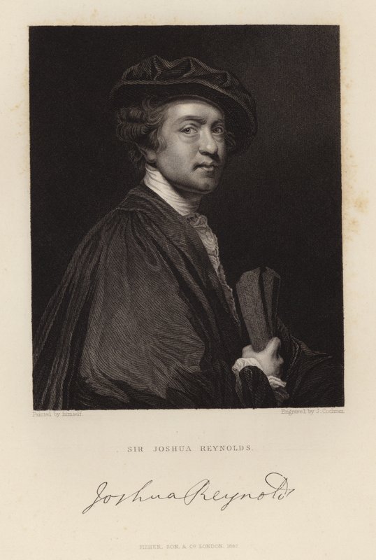 Sir Joshua Reynolds door Joshua Reynolds