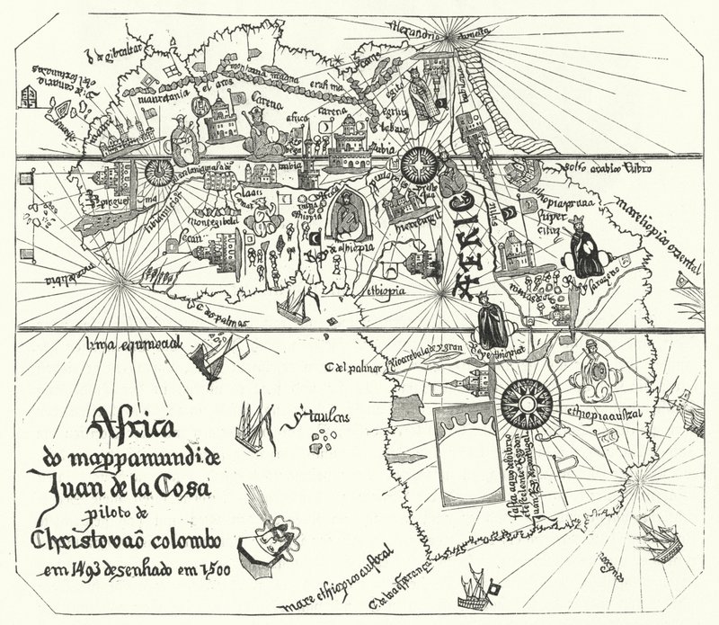 Afrika, van Juan de la Cosa