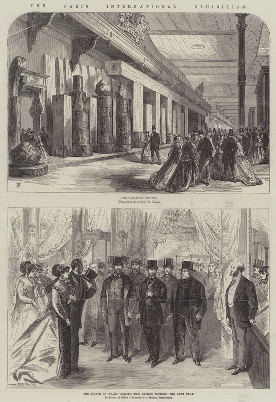 De Parijse Internationale Tentoonstelling door Jules Pelcoq