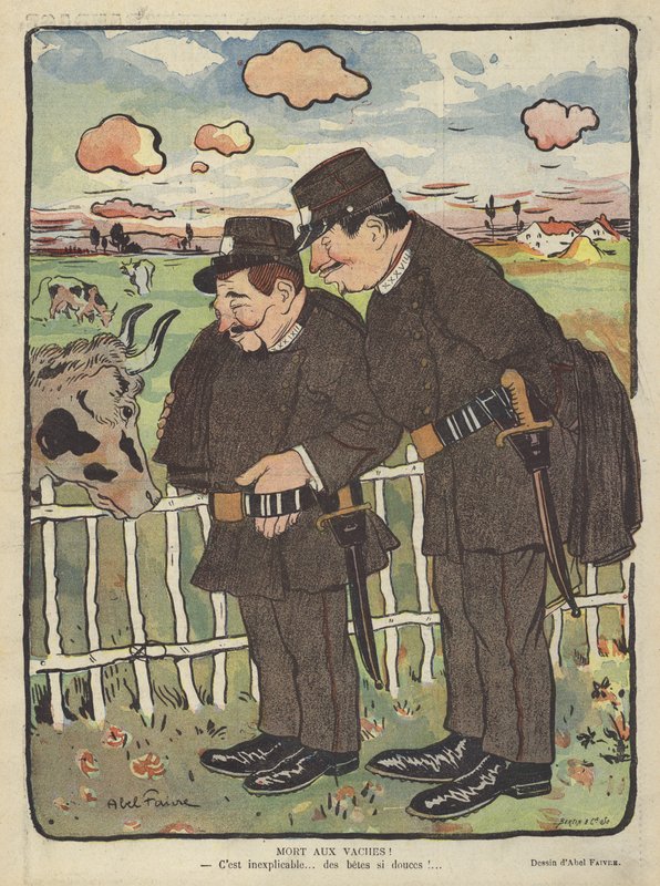 Illustratie voor Le Rire door Jules Abel Faivre