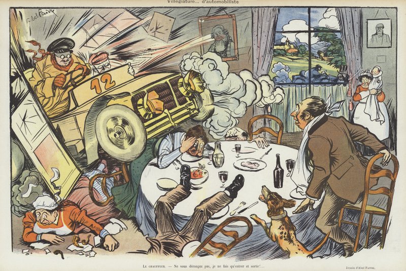 Illustratie voor Le Rire door Jules Abel Faivre