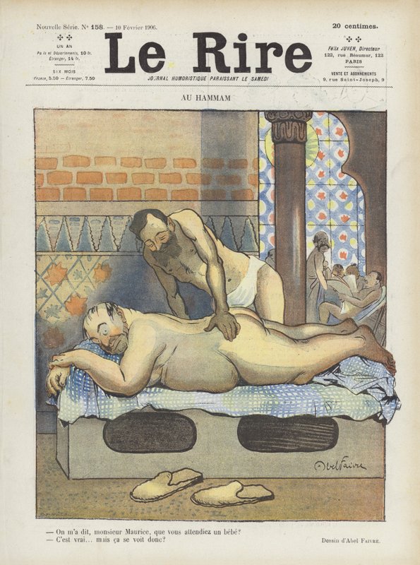 Illustratie voor Le Rire door Jules Abel Faivre