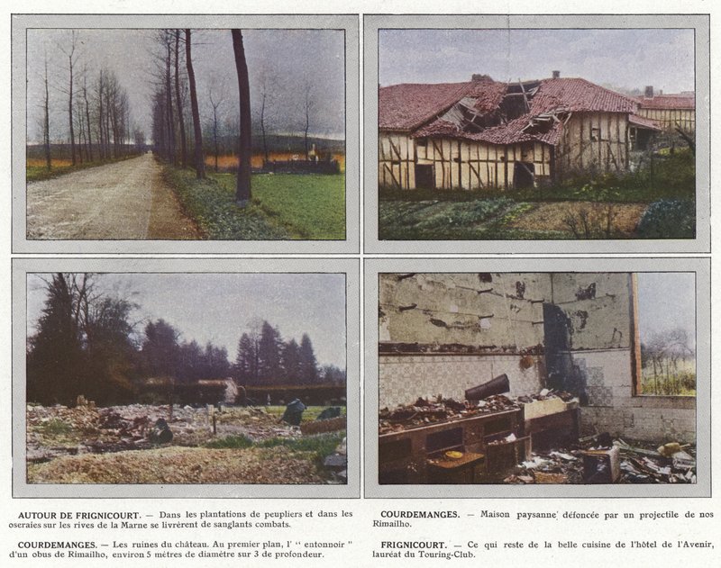 Rondom Frignicourt, Courdemanges, Courdemanges, Frignicourt door Jules Gervais Courtellemont